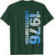 1976 Man Woman 50th Birthday Limited Edition 50 T-Shirt - T-Shirt | Forest