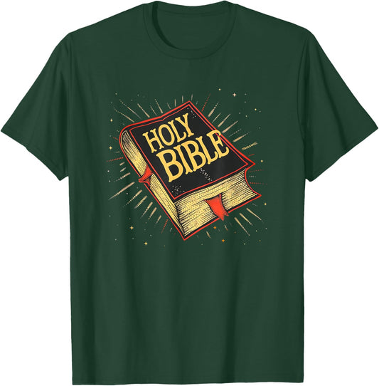 Nice Holy Book Costume for Bible Lovers T-Shirt - T-Shirt | Forest