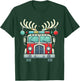 Funny Xmas Fire Truck Reindeer Christmas Firefighter T-Shirt - T-Shirt | Forest