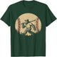 Funny Retro Sasquatch Baseball Vintage Bigfoot Baseball T-Shirt - T-Shirt | Forest