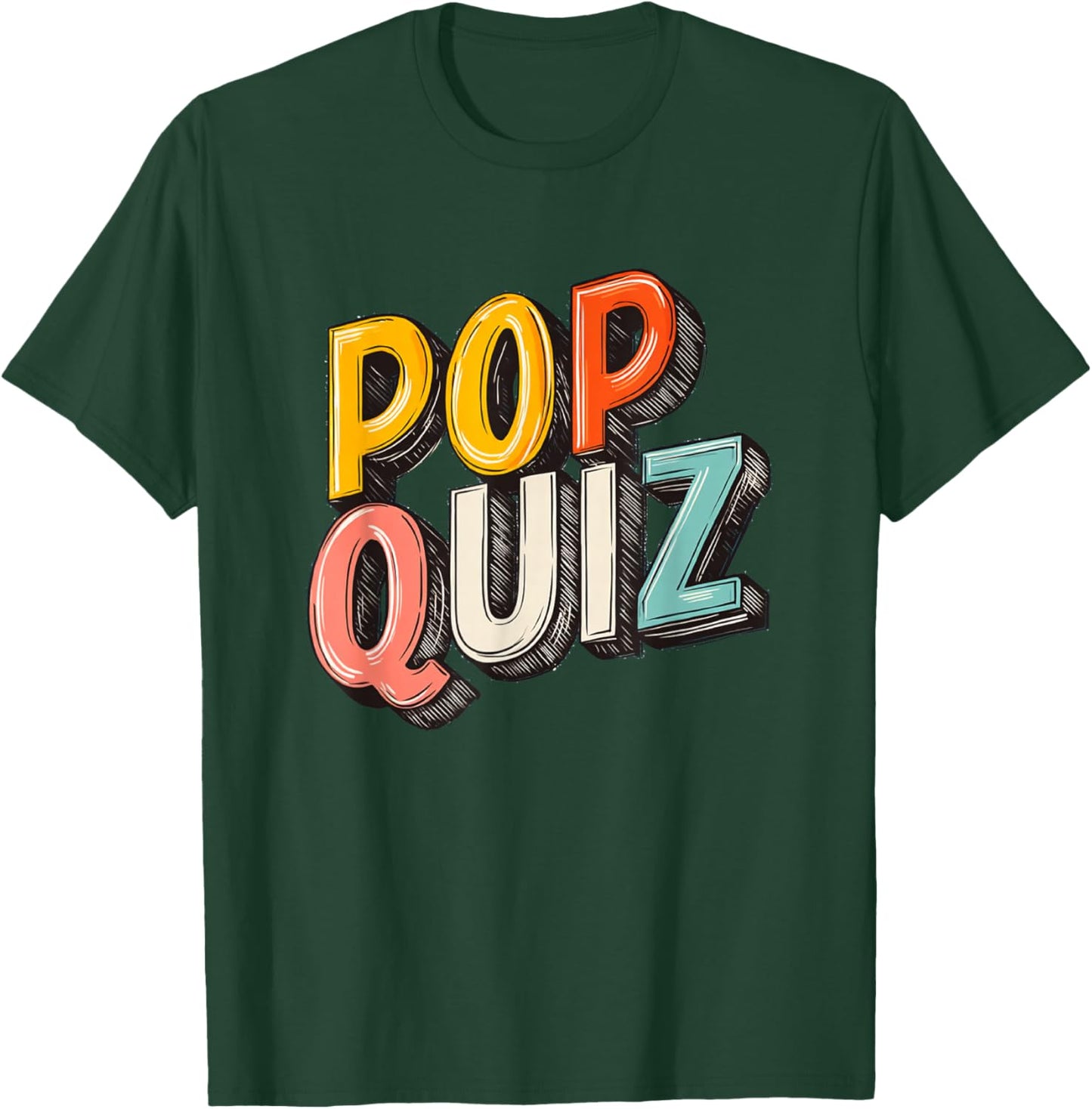 Colorful Pop Quiz T-Shirt - T-Shirt | Forest