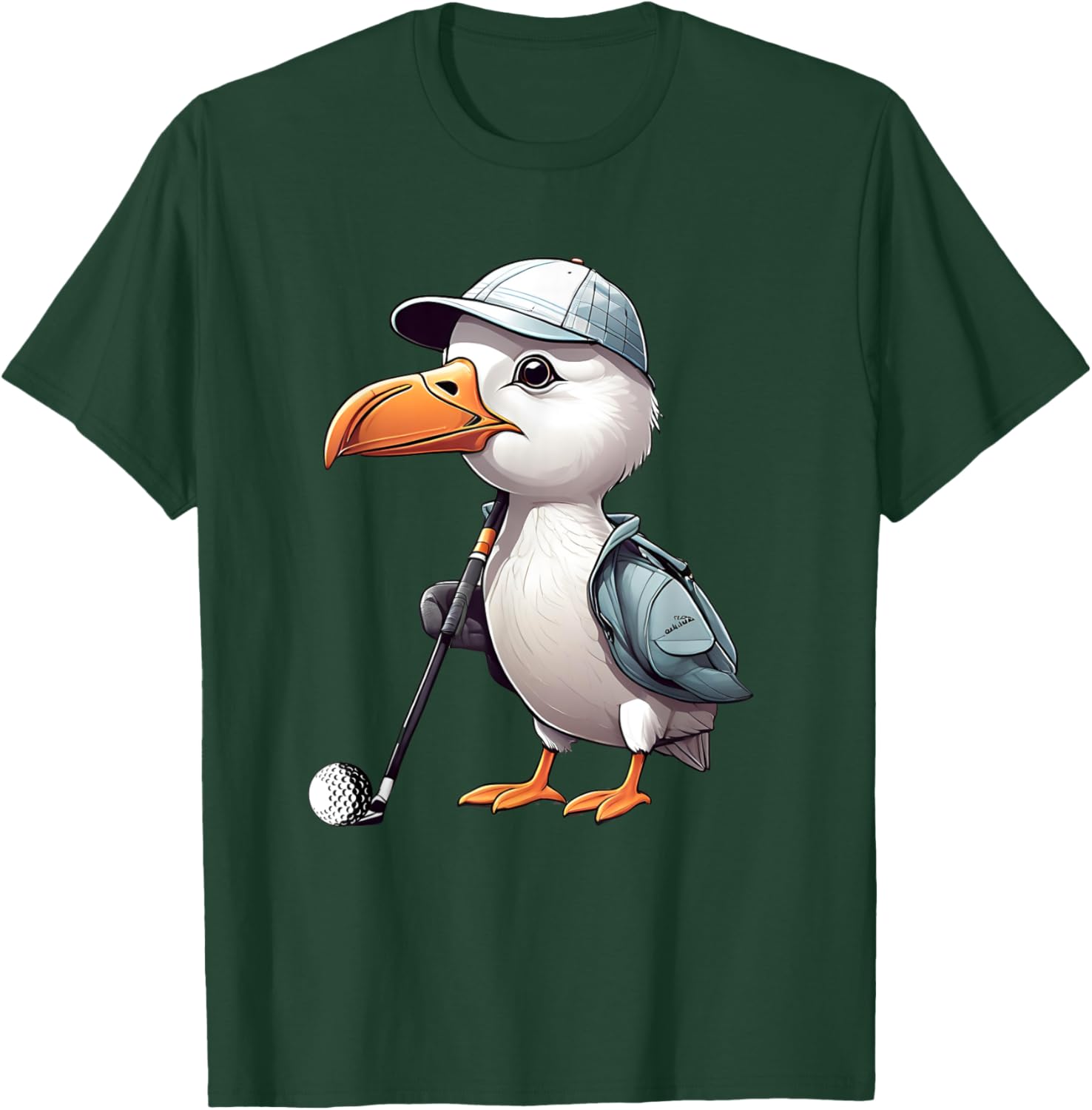 Funny Golfer Albatross Bird Golf Player Game Gift Men Women T-Shirt - T-Shirt | Forest