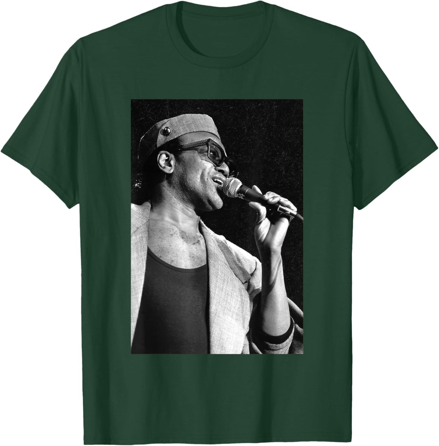 Singer Bobby Womack Live By Stephen Wright T-Shirt - T-Shirt | Forest