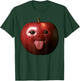 Funny Silly AI Apple gen z Meme BrainRot Humor Tongue Out T-Shirt - T-Shirt | Forest