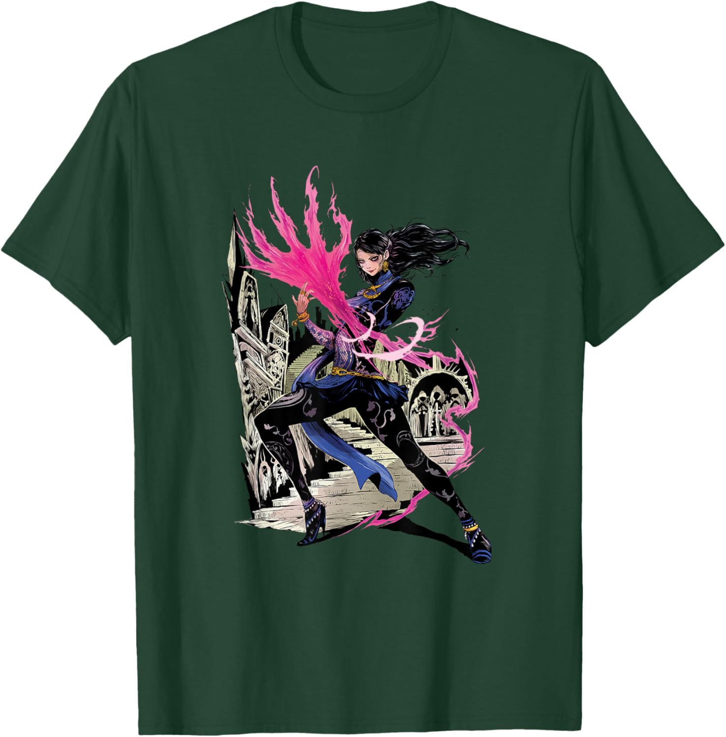 Tekken7 Zafina 002 T-Shirt - T-Shirt | Forest