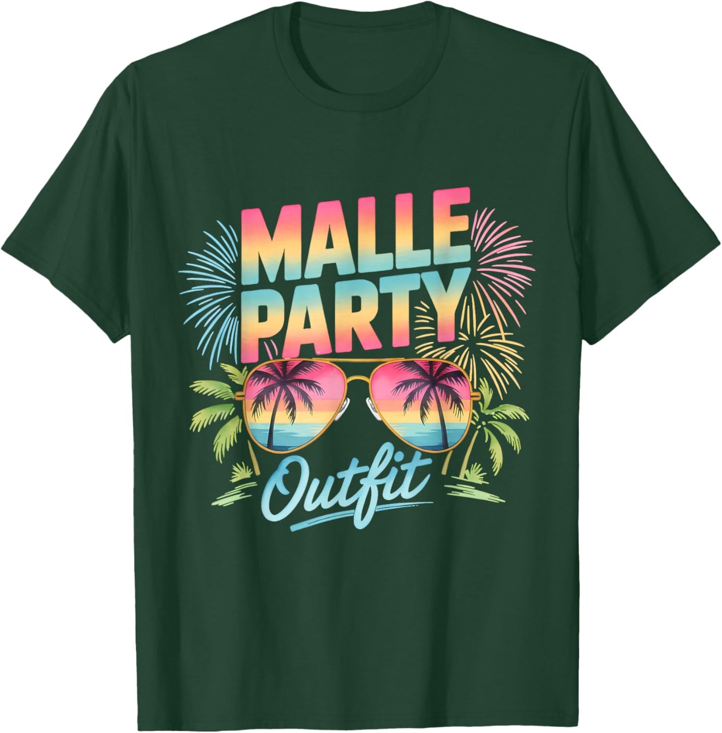 Malle Party Outfit T-Shirt - T-Shirt | Forest