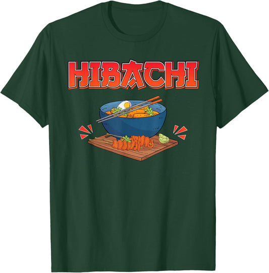 Hibachi Japanese Grill T-Shirt - T-Shirt | Forest