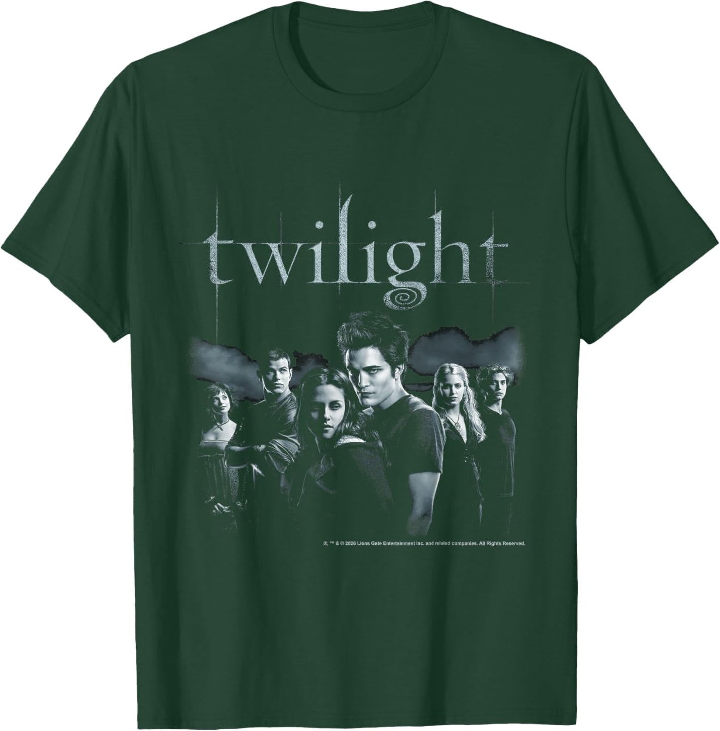 Twilight Black and White Moody Cast Photo Vampire Movie T-Shirt - T-Shirt | Forest