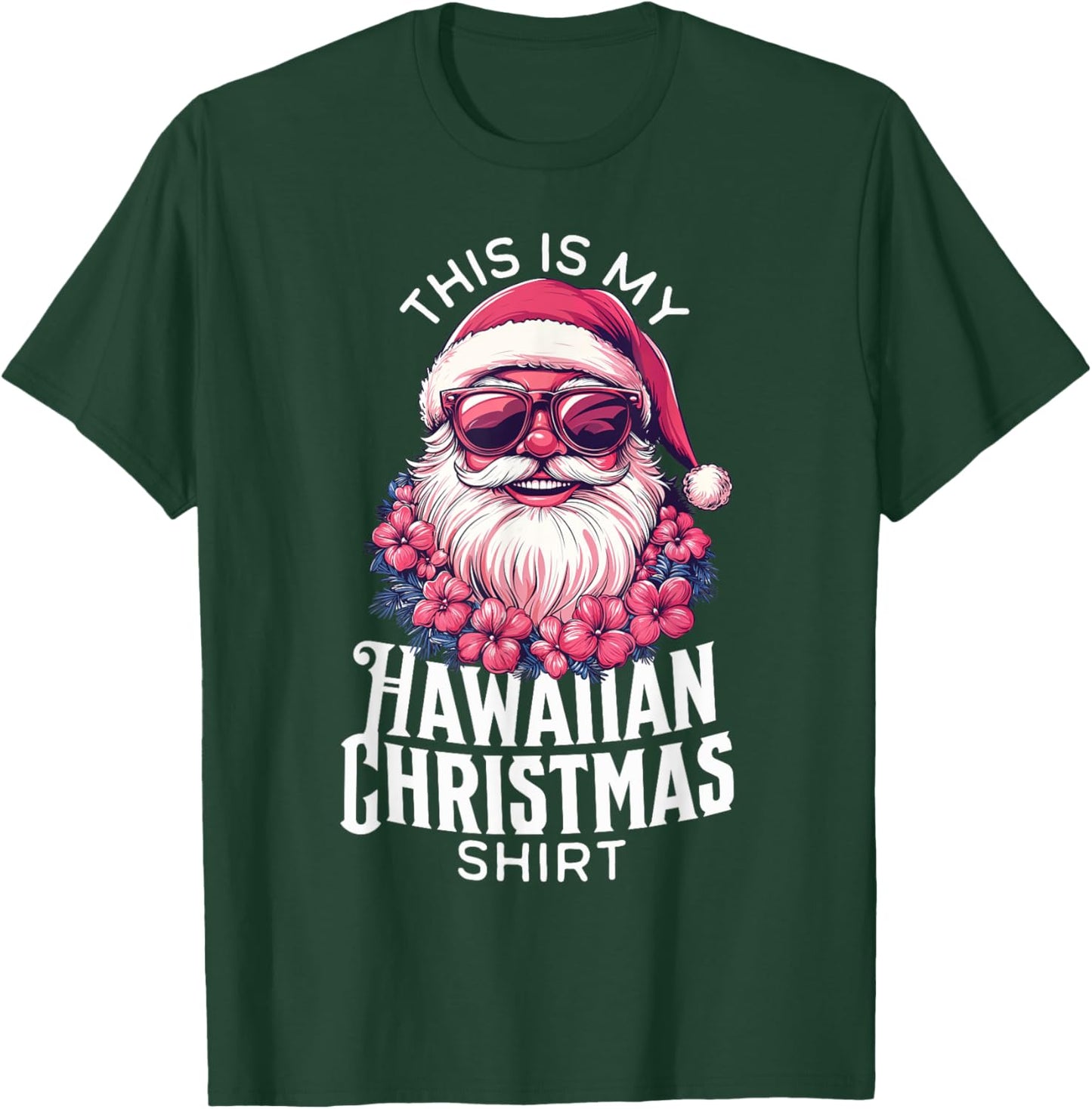 This Is My Hawaiian Christmas Shirt Family Mele Kalikimaka T-Shirt - T-Shirt | Forest