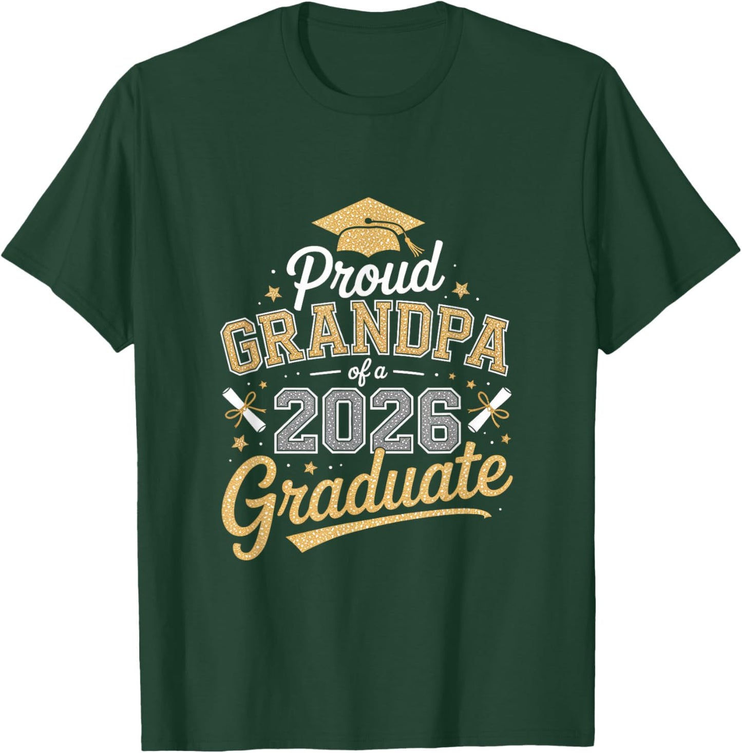 Proud Grandpa of a 2026 Graduate! Graduation Design T-Shirt - T-Shirt | Forest