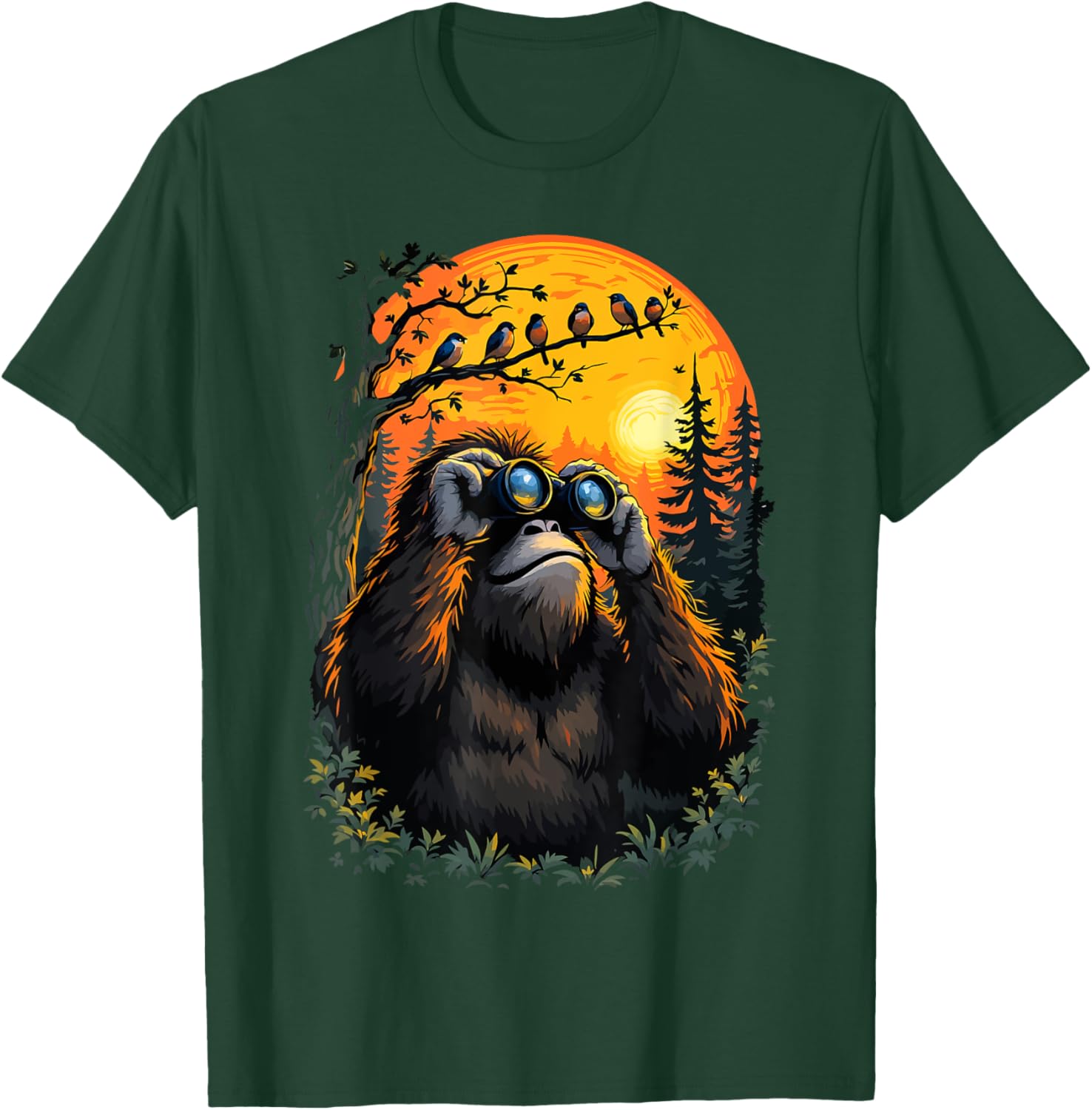 Wild Bird Watching Funny Bird Nature Adventure Explorers T-Shirt - T-Shirt | Forest
