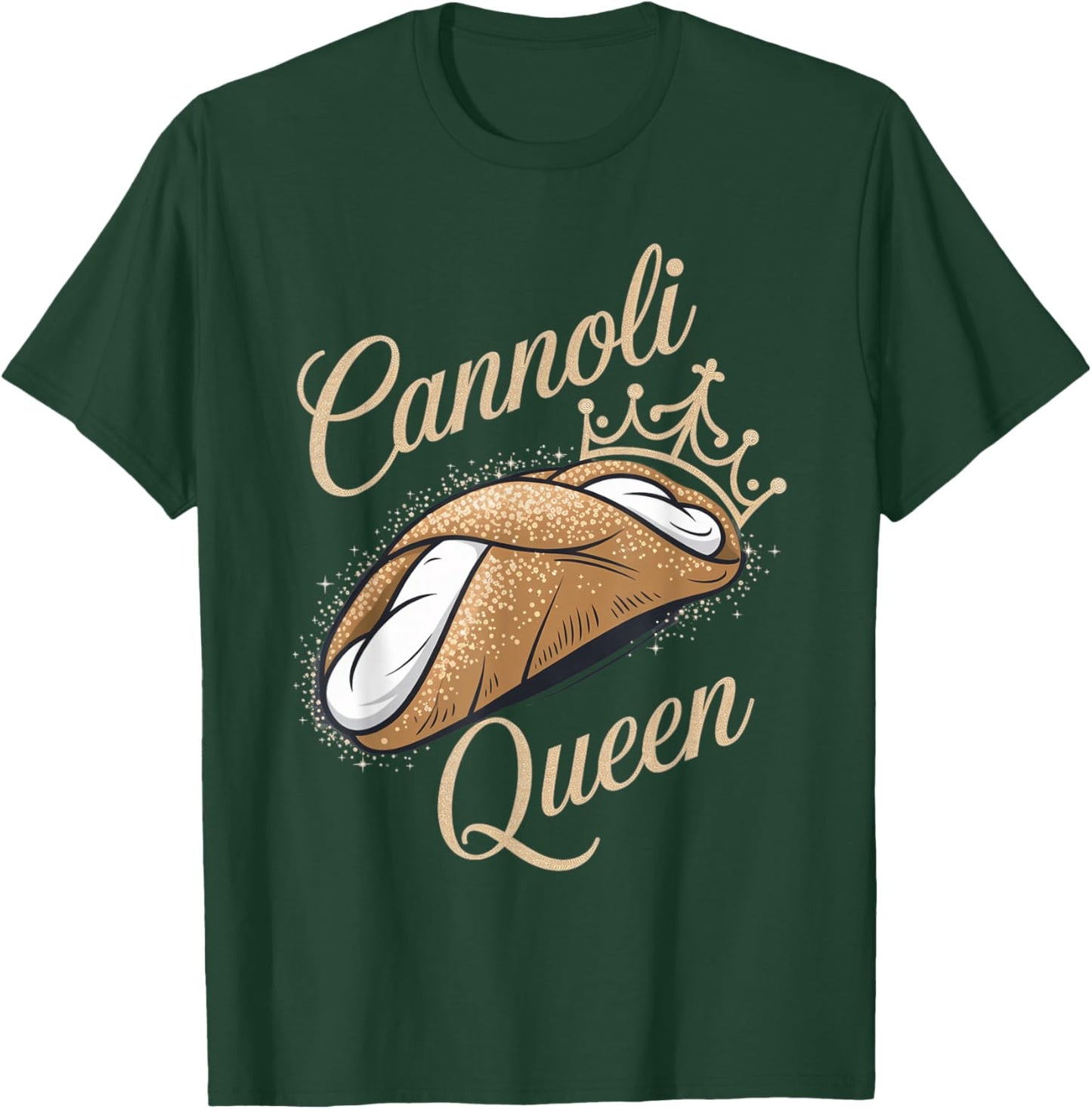 Cannoli Queen T-Shirt - T-Shirt | Forest