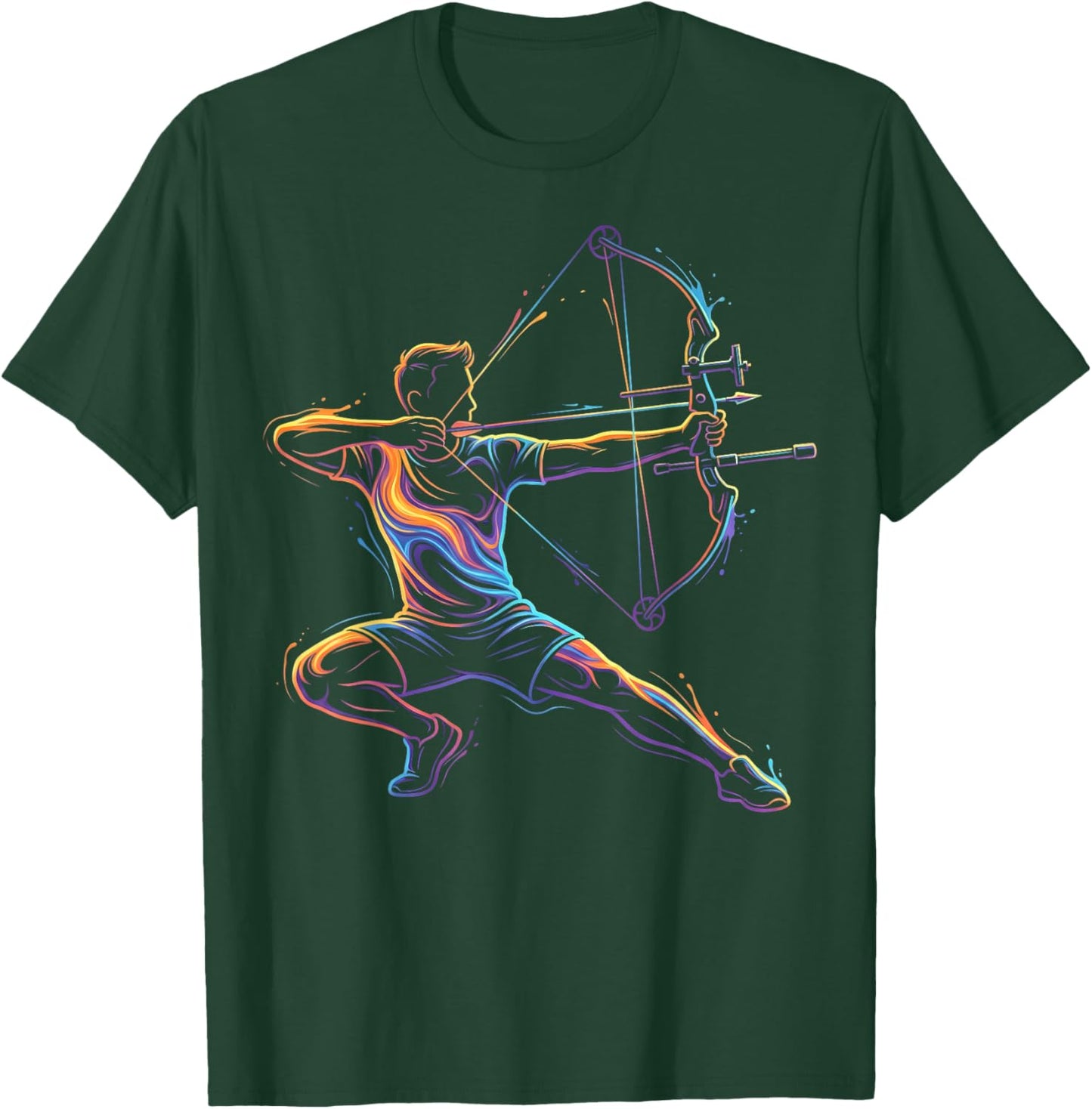 Joueur de Tir à l'arc Homme Enfant et Garçon T-Shirt - T-Shirt | Forest