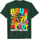 Bruh We Out Happy Last Day of School Funny Summer Teacher T-Shirt - T-Shirt | Forest