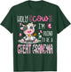 Holy Cow I'm Going To Be A Great Grandma Gender Reveal Party T-Shirt - T-Shirt | Forest
