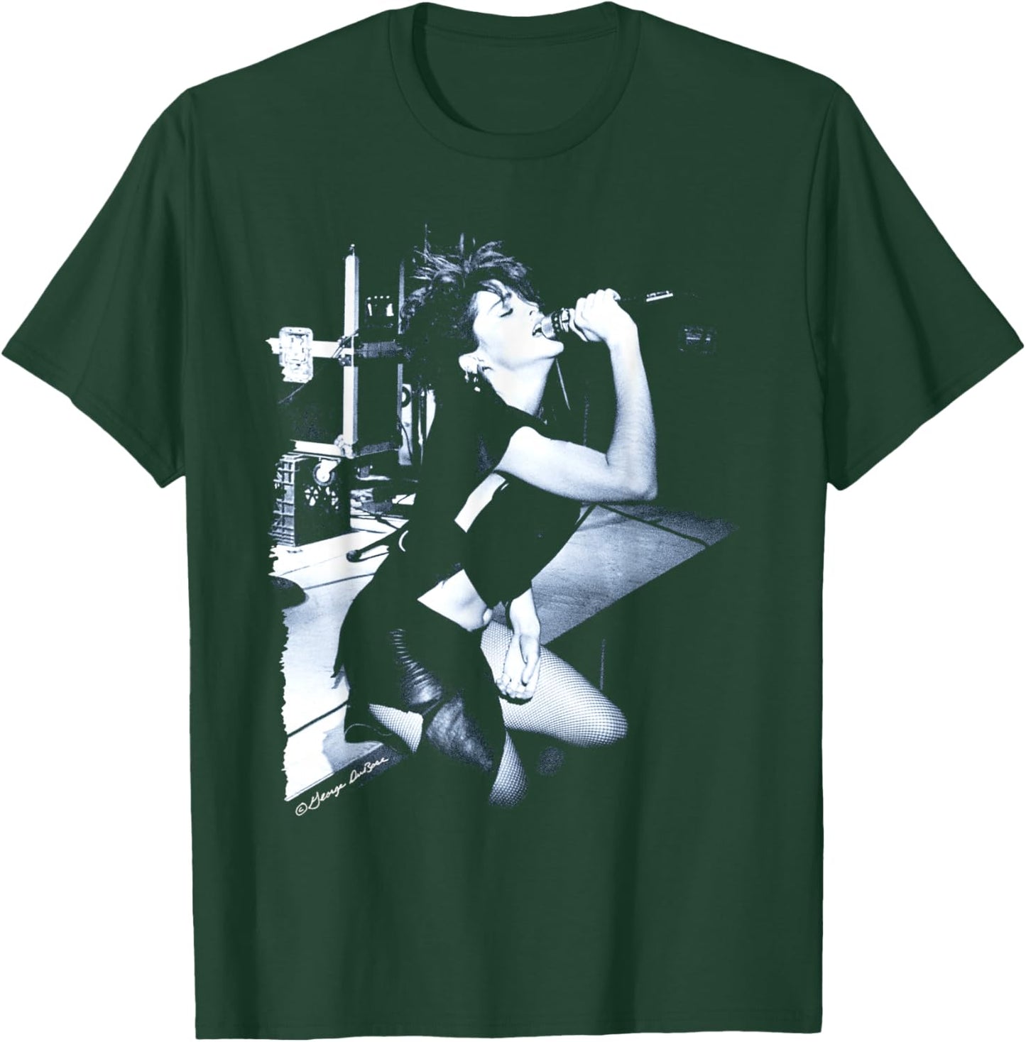 Madonna Early Live Performance B&W Photo By George DuBose T-Shirt - T-Shirt | Forest