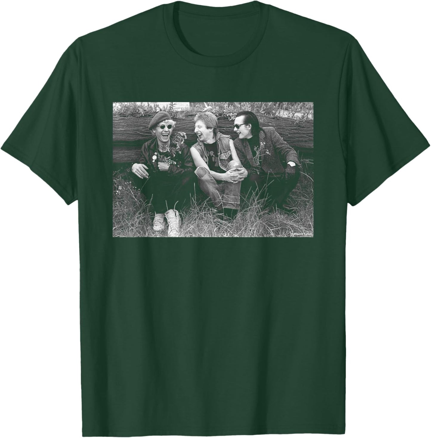 The Damned Band In Nature By Virginia Turbett T-Shirt - T-Shirt | Forest