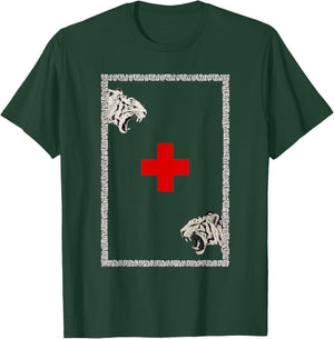 2hollis Tiger Design T-Shirt - T-Shirt | Forest