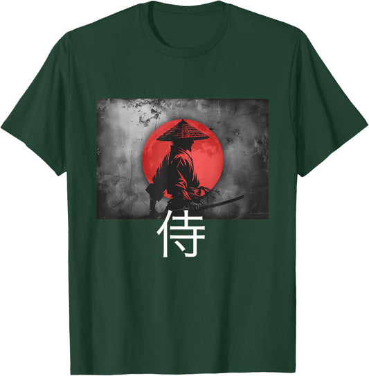 Japanese Samurai Warrior T-Shirt - T-Shirt | Forest