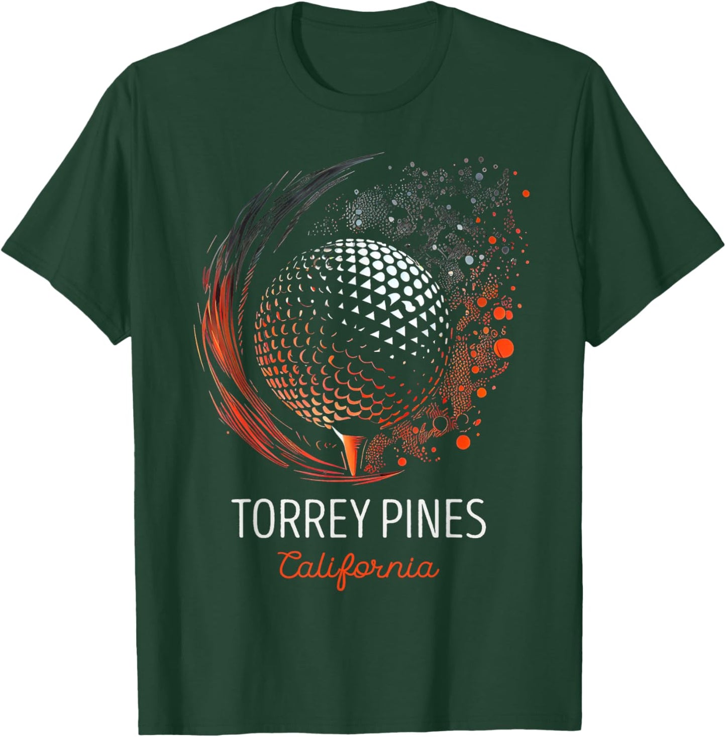 Golf Golfing Torrey Pines T-Shirt - T-Shirt | Forest