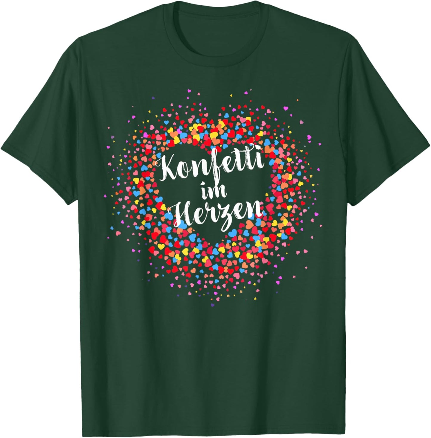 Confetti in the Heart Fancy Dress Carnival Confetti Costume Women's T-Shirt - T-Shirt | Forest