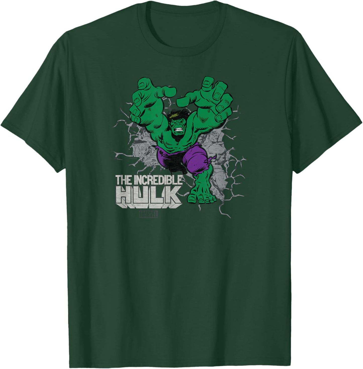 Hulk - Comic Burst T-Shirt - T-Shirt | Forest
