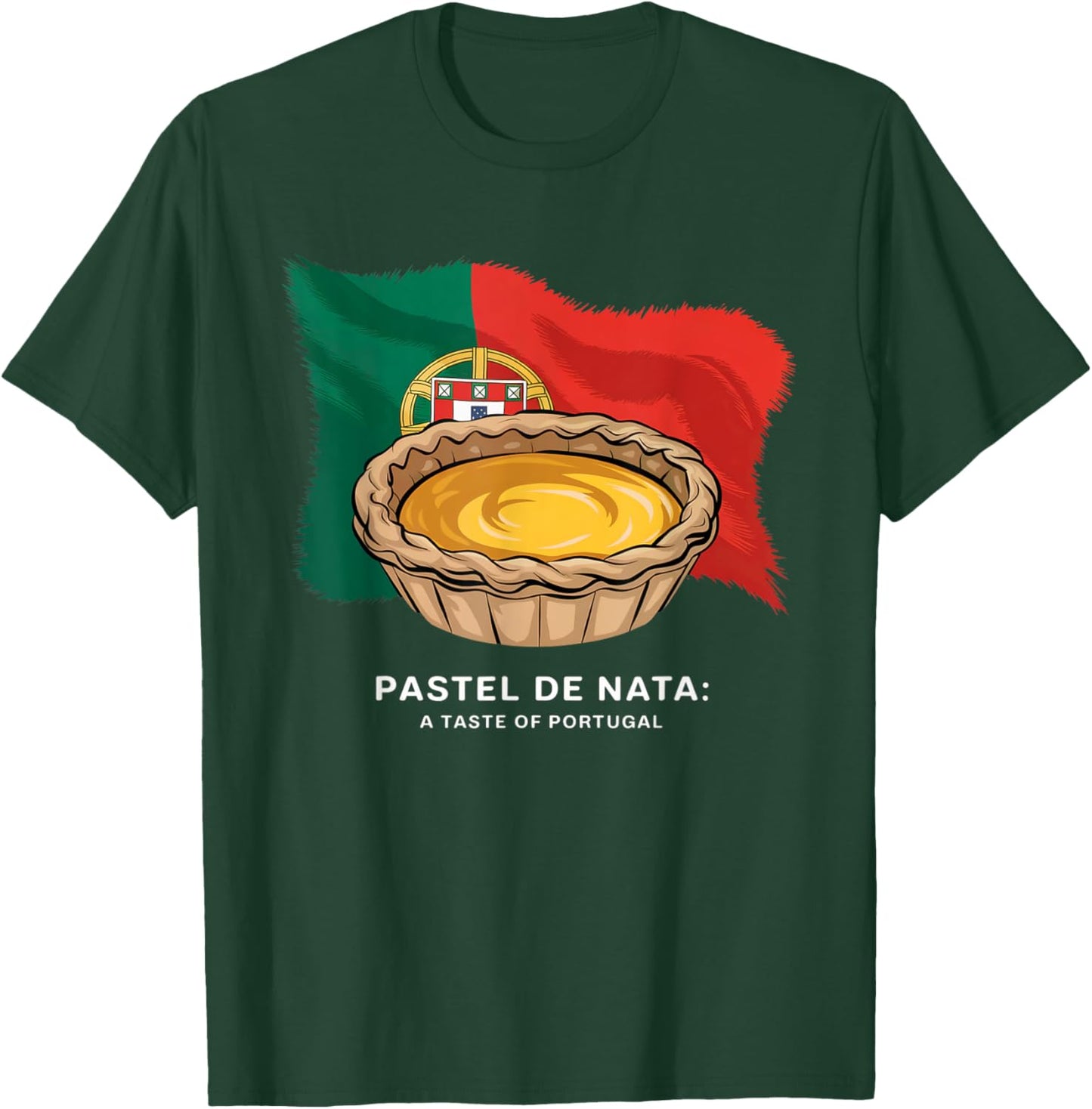Pastel de Nata – Portuguese Pastry Lover Design T-Shirt - T-Shirt | Forest