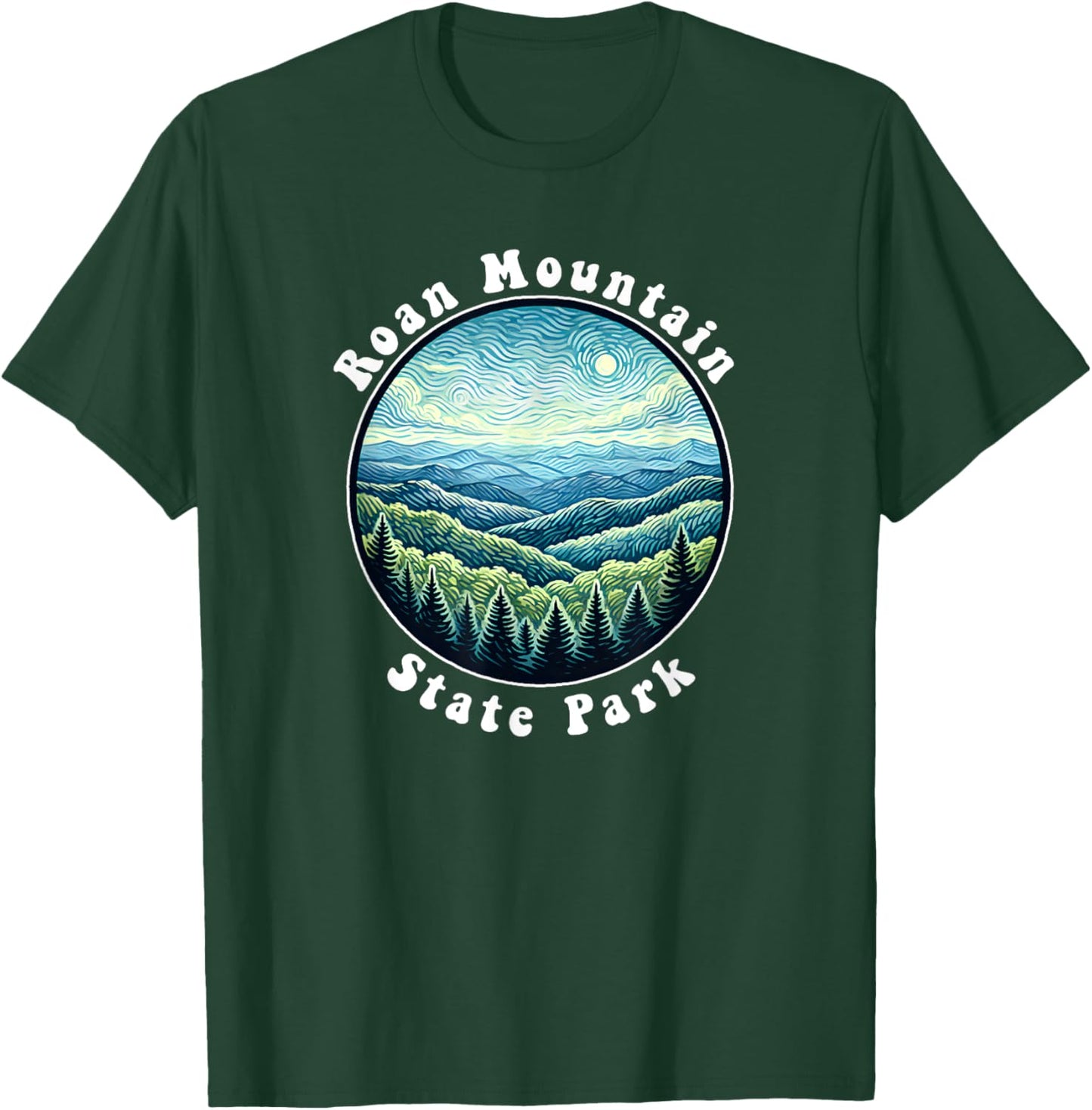 Roan Mountain State Park Tennessee Mountains Souvenir T-Shirt - T-Shirt | Forest