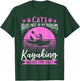Cats Solve Most Of My Problems Kayaking Solves The Rest T-Shirt - T-Shirt | Forest