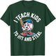 I Teach Kids to Hit and Steal Funny Baseball Softball Coach T-Shirt - T-Shirt | Forest