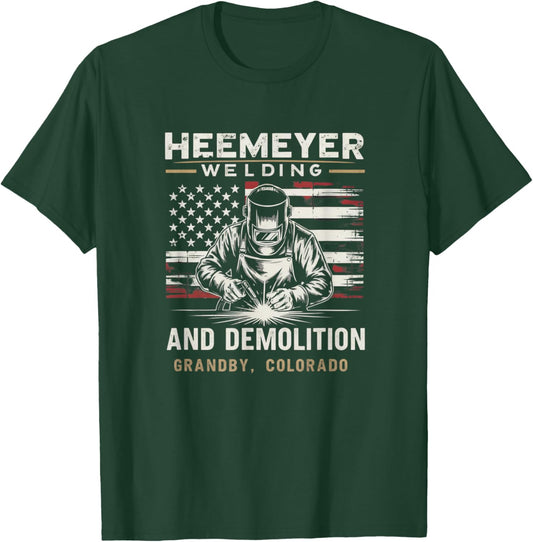 Vintage Heemeyer Welding and Demolition Grandby Colorado T-Shirt - T-Shirt | Forest