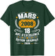 Vintage Birthday Gift 18 Years Born in March 2008 T-Shirt - T-Shirt | Forest