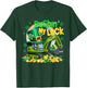 Pushing My Luck St Patricks Day Construction Truck Boy Girl T-Shirt - T-Shirt | Forest