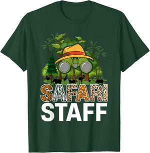 Safari Staff Art Women Zookeeper Costume Zoo Jungle T-Shirt - T-Shirt | Forest