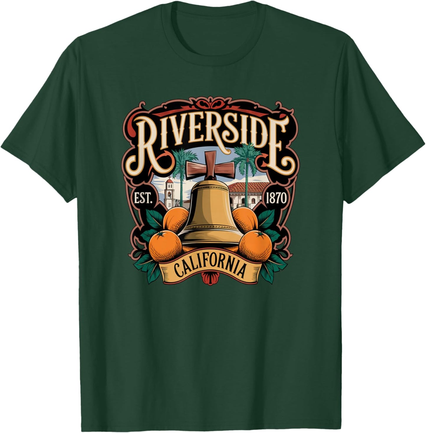 City of Riverside, California T-Shirt - T-Shirt | Forest