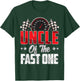 1 year old racing car fast one birthday 1st Family Uncle T-Shirt - T-Shirt | Forest