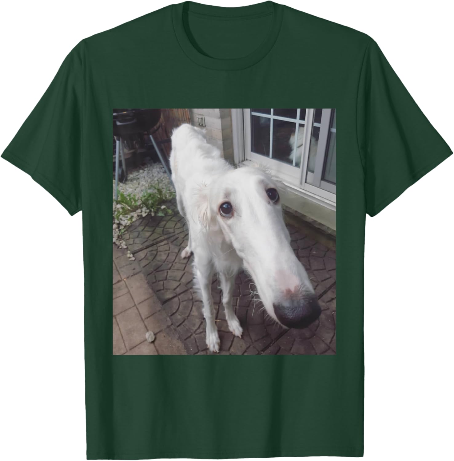 Funny Borzoi Long Nose Dog Meme T-Shirt - T-Shirt | Forest