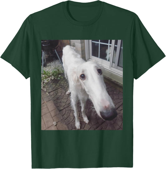 Funny Borzoi Long Nose Dog Meme T-Shirt - T-Shirt | Forest