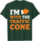 I'm With The Traffic Cone Funny Halloween Couple T-Shirt - T-Shirt | Forest