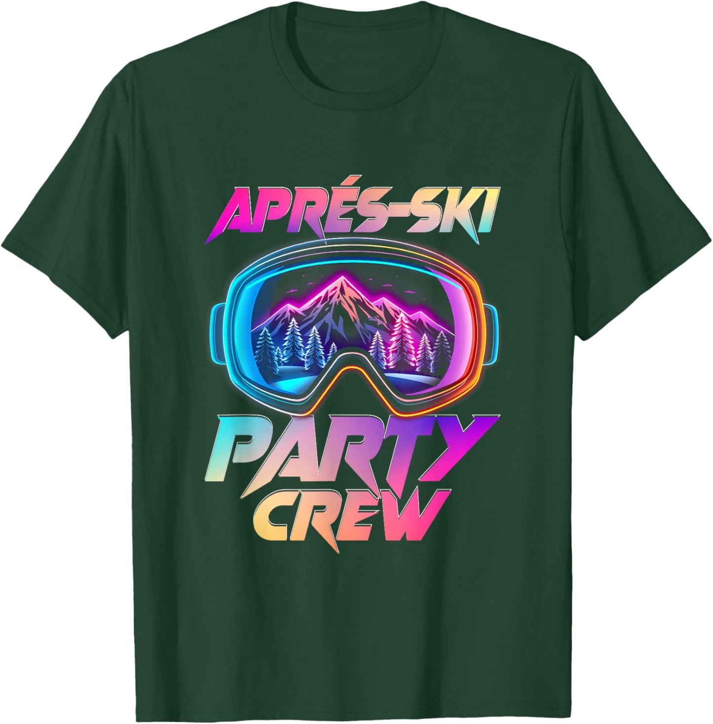 Crew Apres Ski Party | Ski Holidays T-Shirt - T-Shirt | Forest