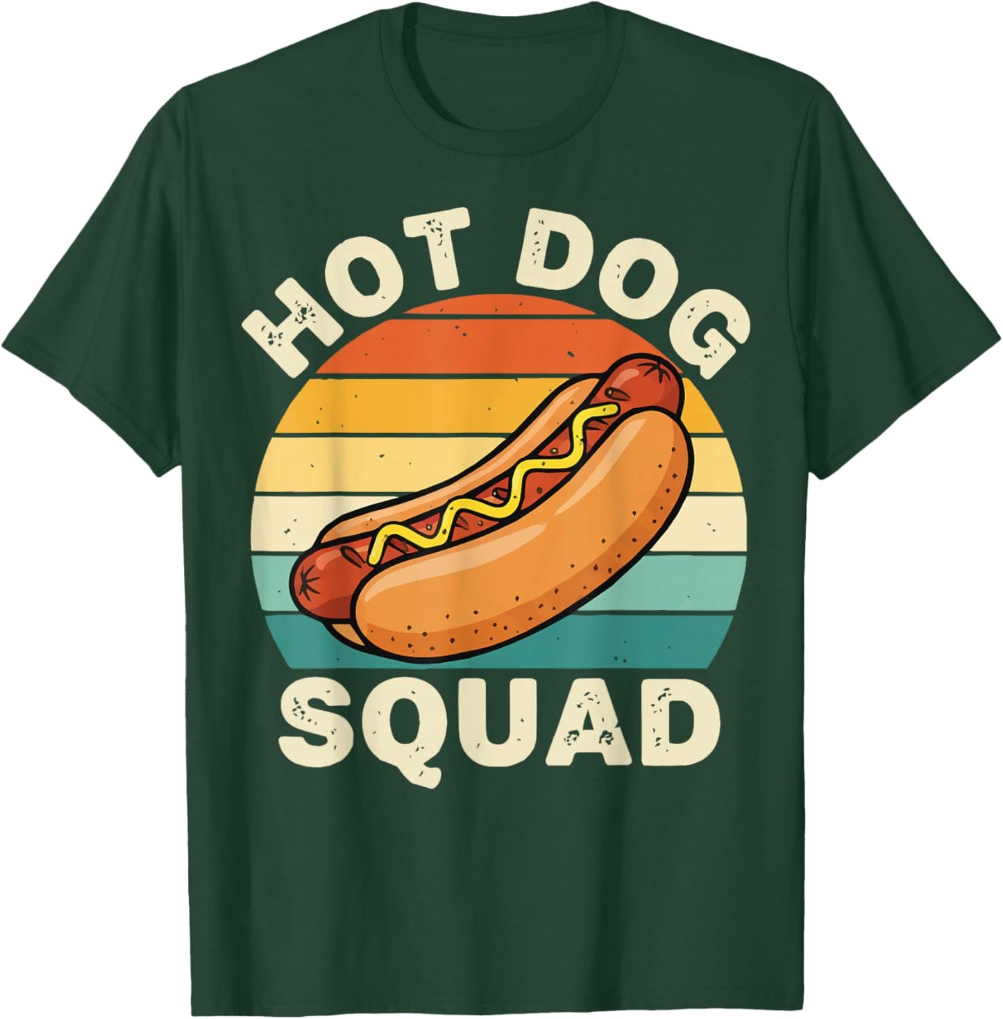 Hotdog Squad T-Shirt - T-Shirt | Forest