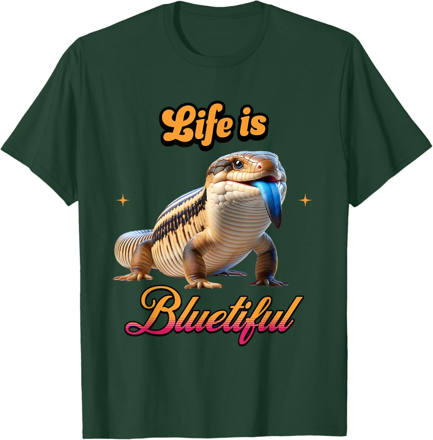 Blue Tongue Skink Owner T-Shirt - T-Shirt | Forest