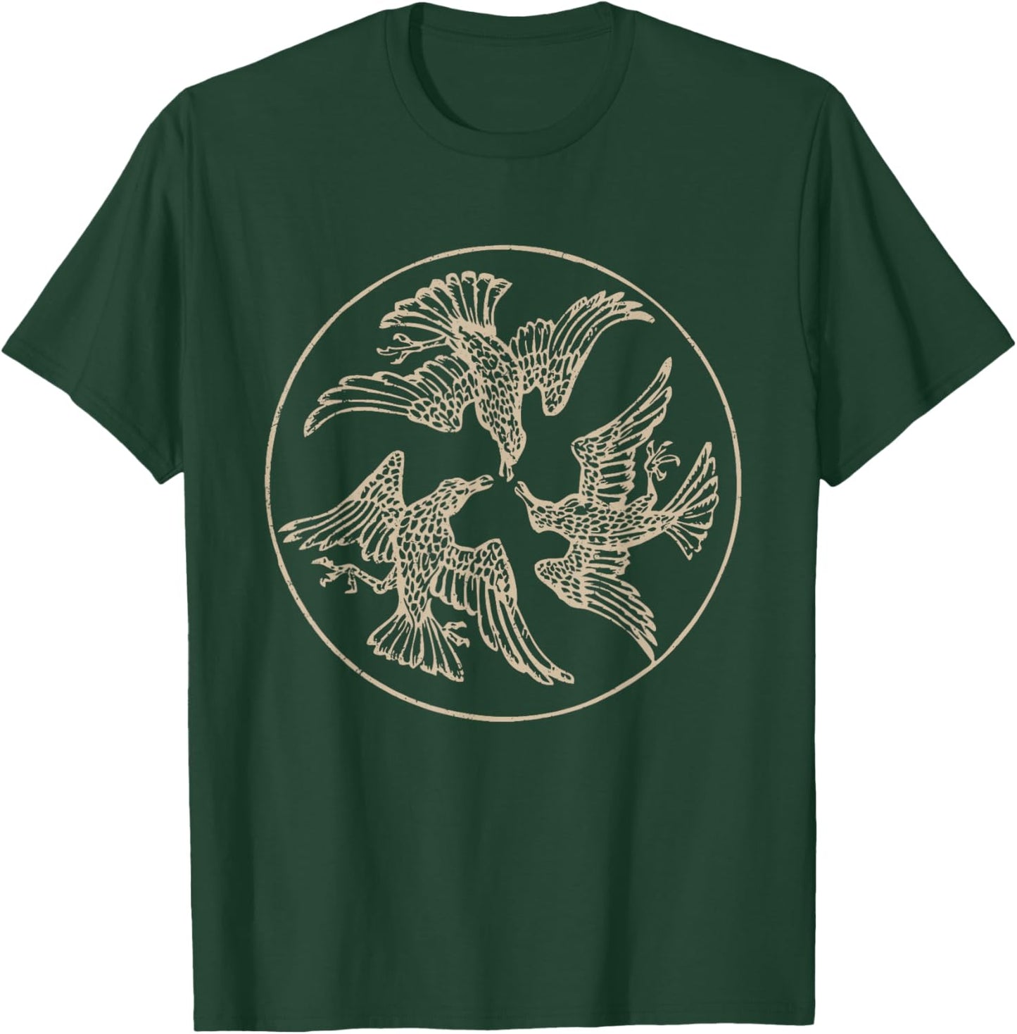 The Morrigan Celtic Irish Mythology Raven Crow War Goddess T-Shirt - T-Shirt | Forest