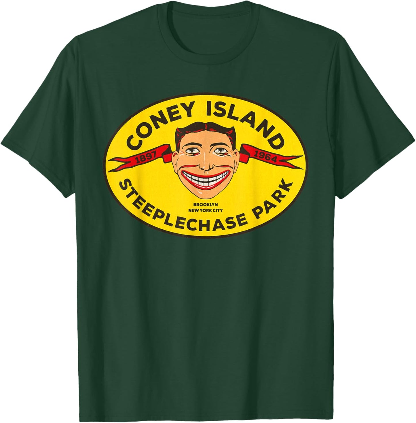 Coney Island Amusement Park T-Shirt - T-Shirt | Forest