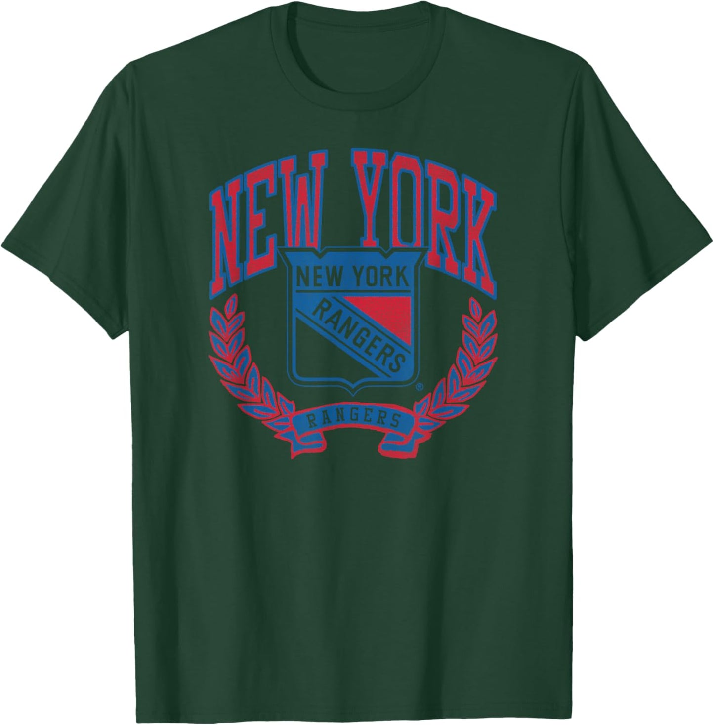 New York Rangers Vintage Victory White Officially Licensed T-Shirt - T-Shirt | Forest