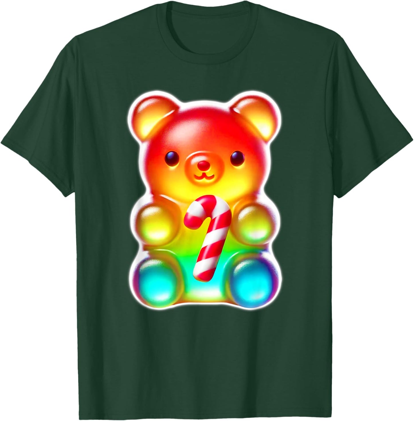 Gummy Bear Candy Cane T-Shirt - T-Shirt | Forest