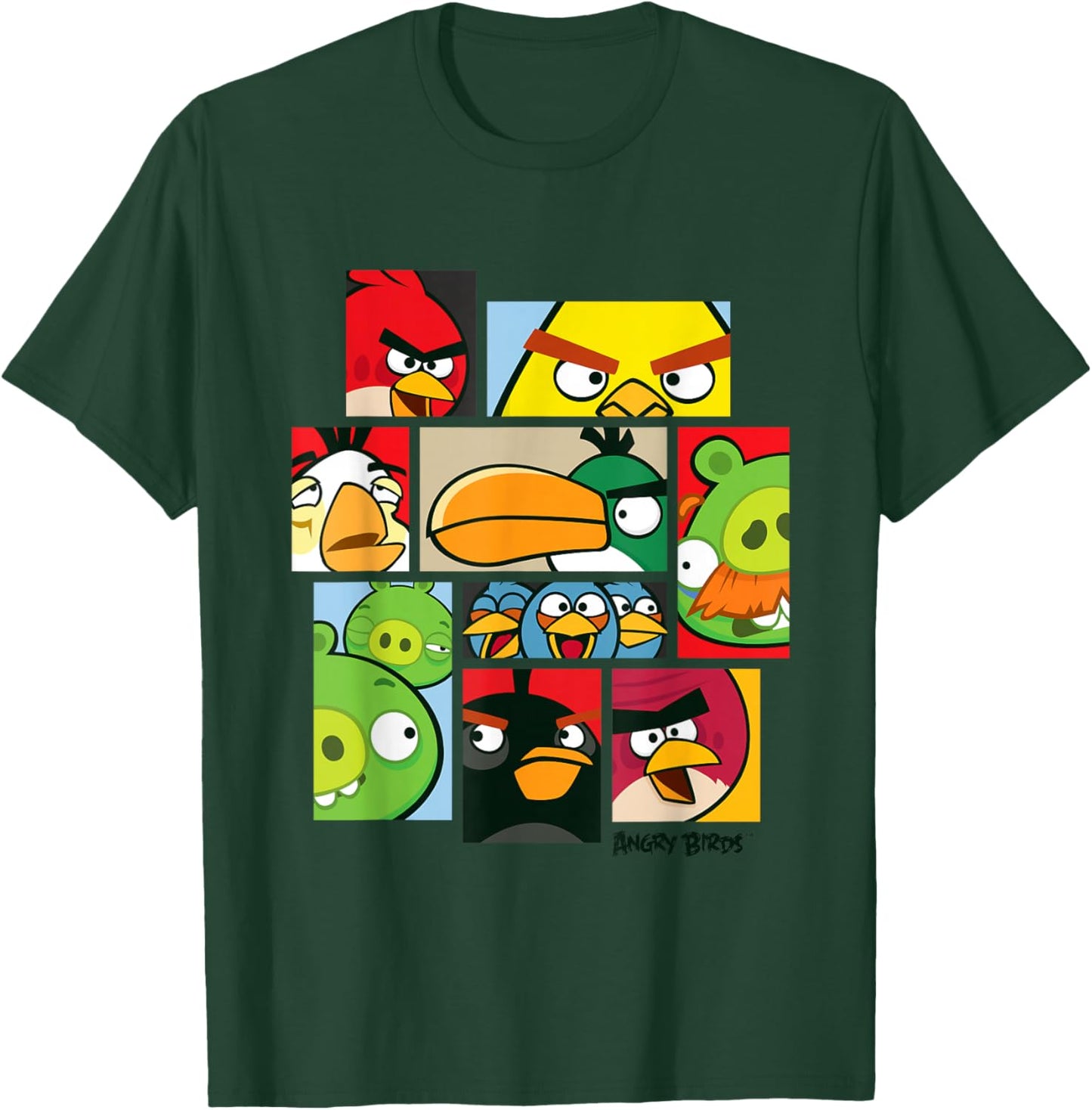 Angry Birds Collage T-Shirt - T-Shirt | Forest