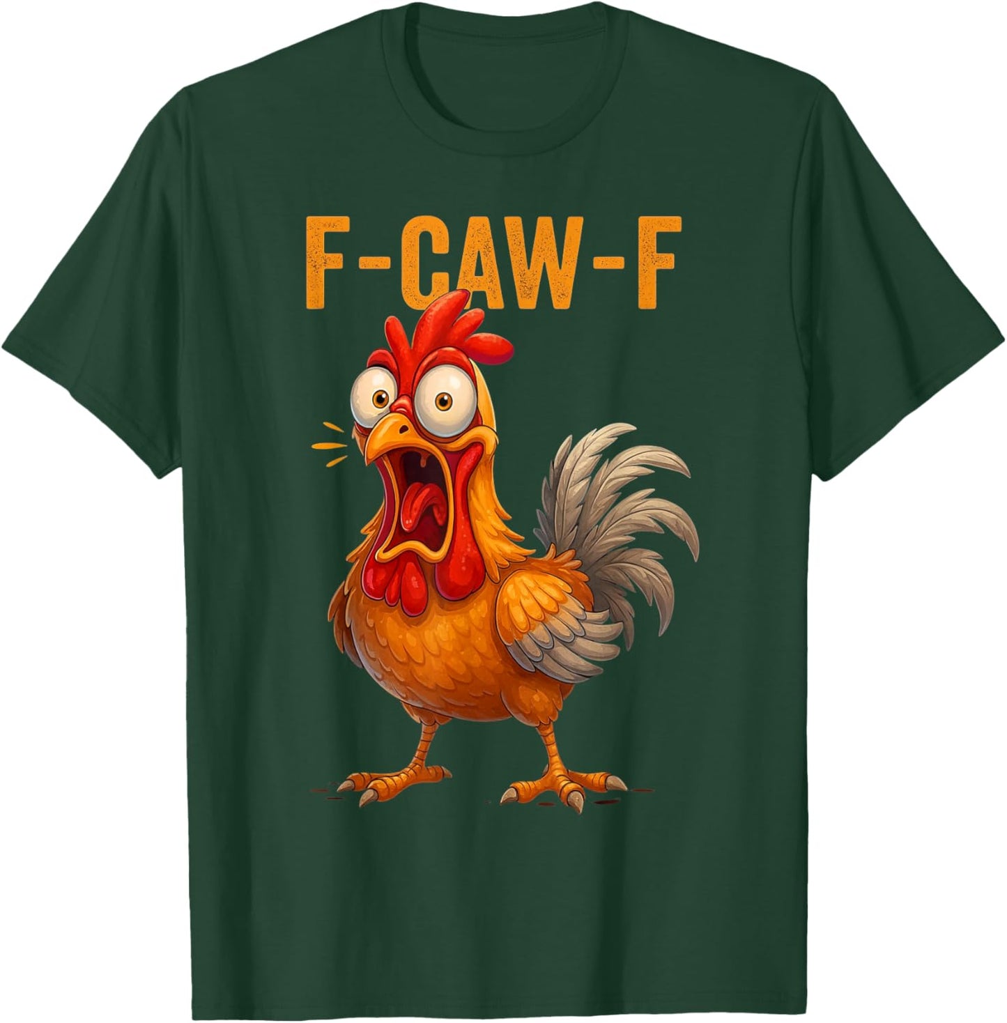 Zitat Hahn Meme F-Caw-F Lustiges Huhn Humor T-Shirt - T-Shirt | Forest