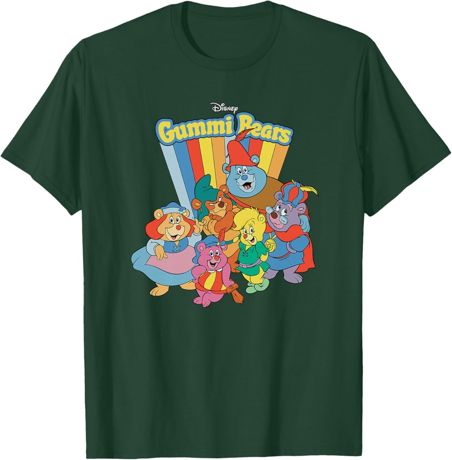 Disney Gummibärenbande Retro Premium T-Shirt - T-Shirt | Forest