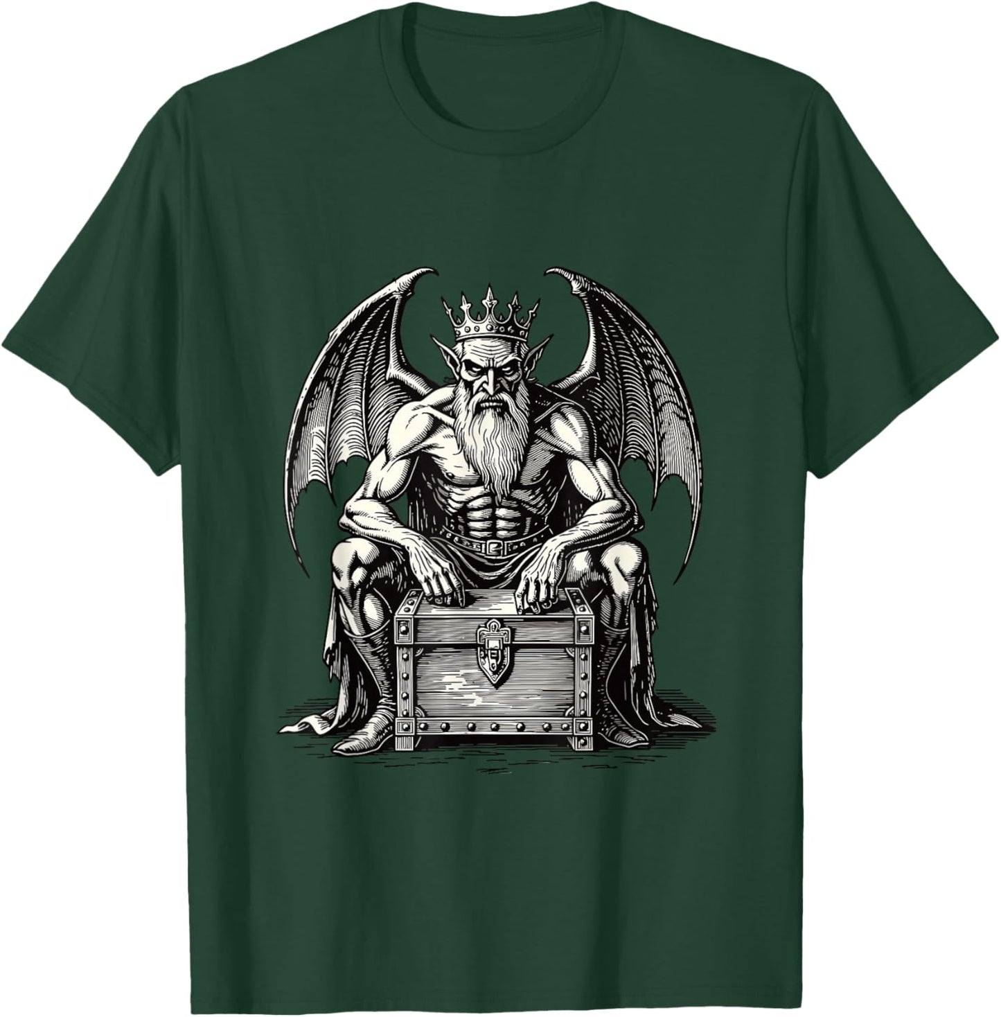 Mammon Demon Riches of Ruin T-Shirt - T-Shirt | Forest